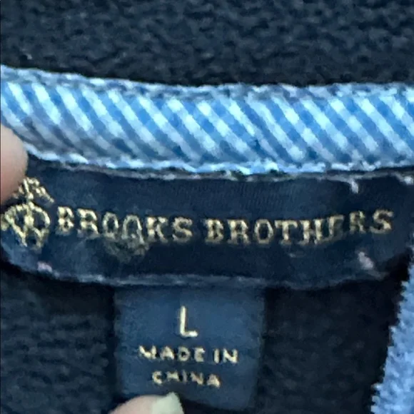 Brooks brothers 1/4 zip fleece pullover - Picture 3 of 8